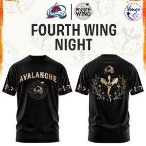 Colorado Avalanche Fourth Wing Night T-Shirt
