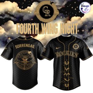 Colorado Rockies Fourth Wing Night Custom Baseball Jersey 2