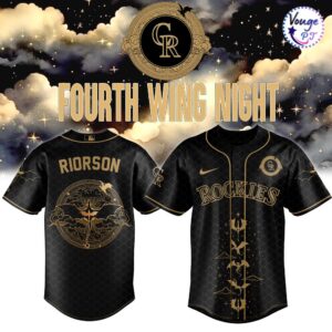 Colorado Rockies Fourth Wing Night Custom Baseball Jersey 3