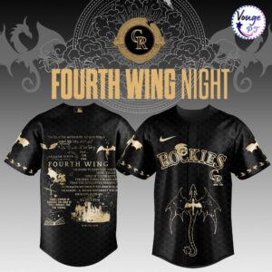 Colorado Rockies Fourth Wing Night Jersey – Dragon Graphics & Quotes Edition