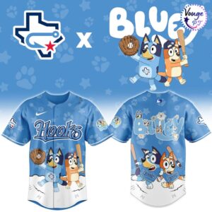 Corpus Christi Hooks x Bluey Night Limited Edition Baseball Jersey 2