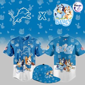 Detroit Lions x Bluey Night Limited Edition Jersey