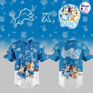 Detroit Lions x Bluey Night Limited Edition Jersey 2