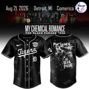 Detroit Tigers x My Chemical Romance The Black Parade 2026 Jersey