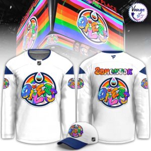 Edmonton Oilers Pride Celebration Hockey Jersey 1