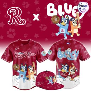 Frisco RoughRiders x Bluey Night Limited Baseball Jersey 1