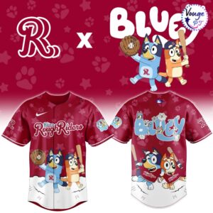 Frisco RoughRiders x Bluey Night Limited Baseball Jersey 2