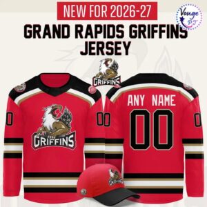 Grand Rapids Griffins New For 2026–27 Hockey Jersey