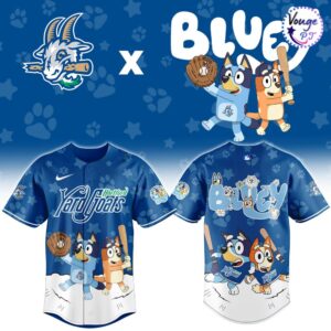 Hartford Yard Goats x Bluey Night New Limited Baseball Jersey 2