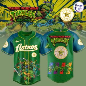 Houston Astros Teenage Mutant Ninja Turtles 2026 Baseball Jersey