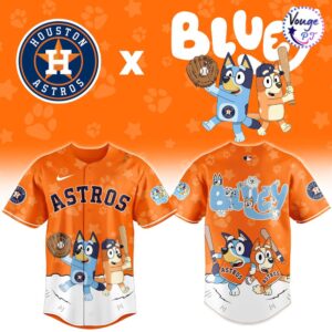 Houston Astros x Bluey Night Limited Edition Baseball Jersey 2
