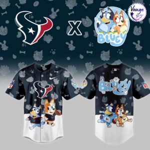Houston Texans x Bluey Night Limited Edition Jersey 2