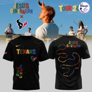 Houston Texans x Forrest Frank Tour 2026 T Shirt 2