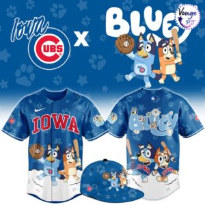 Iowa Cubs x Bluey Night Limited Edition Baseball Jersey