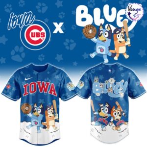 Iowa Cubs x Bluey Night Limited Edition Baseball Jersey 2