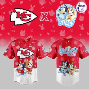 Kansas City Chiefs x Bluey Night Limited Edition Jersey 2