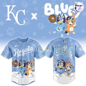 Kansas City Royals x Bluey Night Game Limited Baseball Jersey 2