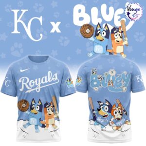 Kansas City Royals x Bluey Night Game Limited T Shirt 2