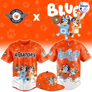 Las Vegas Aviators x Bluey Night Limited Edition Baseball Jersey