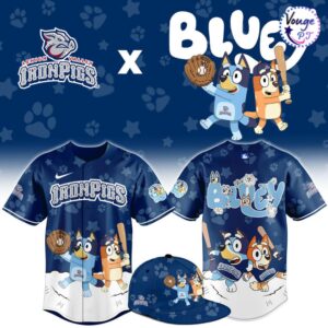 Lehigh Valley IronPigs x Bluey Night Limited Edition Baseball Jersey