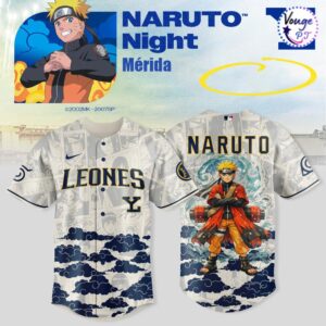 Leones de Yucatn x Naruto Night 2026 Baseball Jersey 2