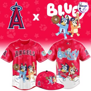 Los Angeles Angels x Bluey Night Limited Edition Baseball Jersey