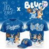 Los Angeles Dodgers Bluey Night Game Hoodie