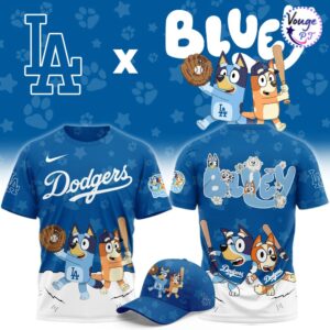 Los Angeles Dodgers Bluey Night Game T-Shirt