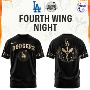 Los Angeles Dodgers Fourth Wing Night Limited T Shirt 2