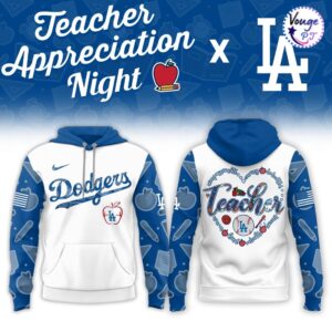 Los Angeles Dodgers Teacher Appreciation Night Hoodie 2