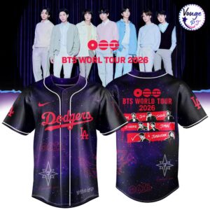 Los Angeles Dodgers x BTS World Tour 2026 Baseball Jersey