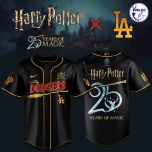 Los Angeles Dodgers x Harry Potter – 25 Years of Magic New Baseball Jersey