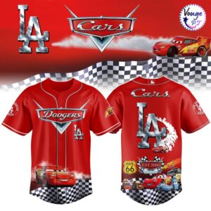 Los Angeles Dodgers x Special Cars 20th Anniversary Jersey