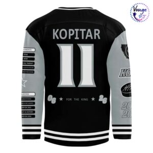 Los Angeles Kings Anze Kopitar Legacy Night Hockey Jersey 3