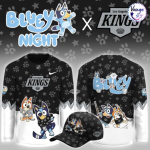Los Angeles Kings x Bluey Night Limited Edition Hockey Jersey
