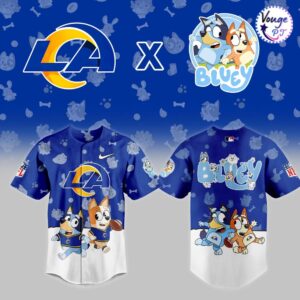Los Angeles Rams x Bluey Night Limited Edition Jersey 2