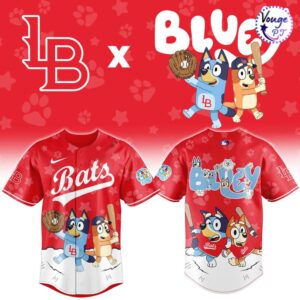 Louisville Bats x Bluey Night Limited Edition Baseball Jersey 2