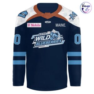 Maine Mariners Wild Blueberries 2026 Hockey Jersey 2