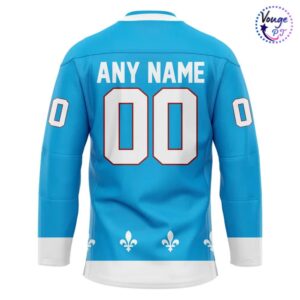 Maine Nordiques Powder Blue 2026 New Hockey Jersey 3