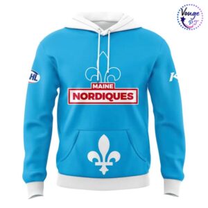 Maine Nordiques Powder Blue 2026 New Hoodie 2