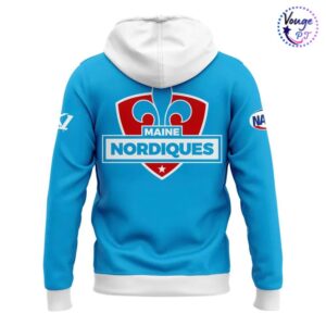 Maine Nordiques Powder Blue 2026 New Hoodie 3