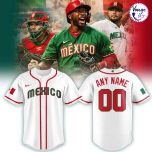 Mexico Baseball 2026 World Baseball Classic Edition Jersey 3