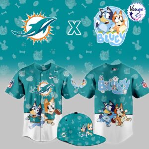 Miami Dolphins x Bluey Night Limited Edition Jersey