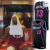 Miami Heat x Bam Adebayo Statement Swingman Signed Basketball Jersey