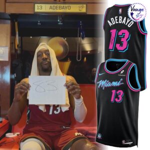 Miami Heat x Bam Adebayo Original Vice Swingman Signed Basketball Jersey