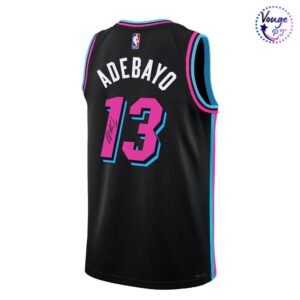 Miami Heat x Bam Adebayo Original Vice Swingman Signed Basketball Jersey 3