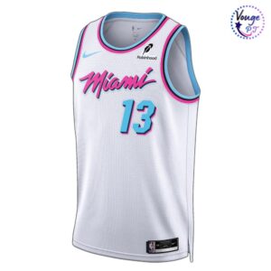 Miami Heat x Bam Adebayo Original Vice Swingman Signed Basketball Jersey 5