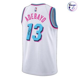 Miami Heat x Bam Adebayo Original Vice Swingman Signed Basketball Jersey 6