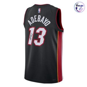 Miami Heat x Bam Adebayo Statement Swingman Signed Basketball Jersey 6