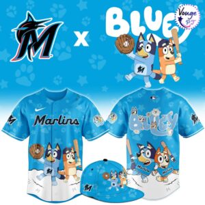 Miami Marlins x Bluey Night Limited Edition Baseball Jersey